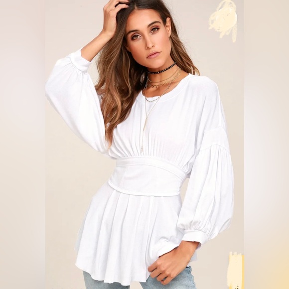 Free People Time Traveler Renaissance Shirt Small - Picture 1 of 7